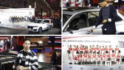 Los jugadores de la primera plantilla del Real Madrid ya tienen los nuevos y espectaculares vehículos Audi (más de 2.5 millones de euros) que conducirán durante la temporada 2016-2017. Las estrellas blancas recibieron las llaves de sus autos días después que lo hicieron los futbolistas del Barcelona.