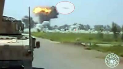 El supuesto ovni que atacó un campamento en Afganistán.