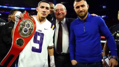 Teófimo López y el ucraniano Vasyl Lomachenko se estarán viendo las caras el próximo 30 de mayo.