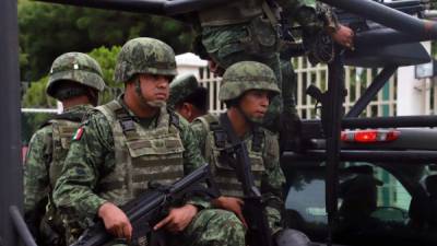 Más de 6,000 militares mexicanos fueron desplegados en la frontera con Guatemala para frenar a los migrantes centroamericanos./AFP.