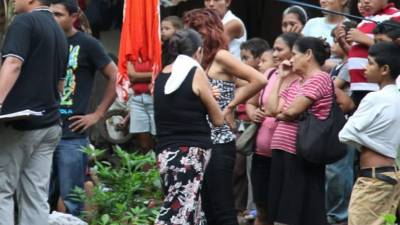 El temor por la inseguridad en que viven era evidente en los rostros de los familiares.