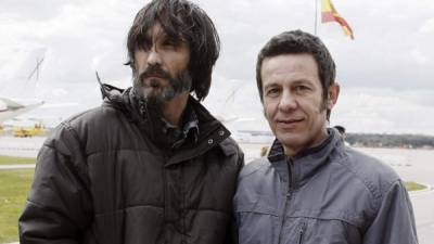 Los periodistas españoles Ricardo Garcia Vilanova y Javier Espinosa fueron liberados por ISIS el año pasado.
