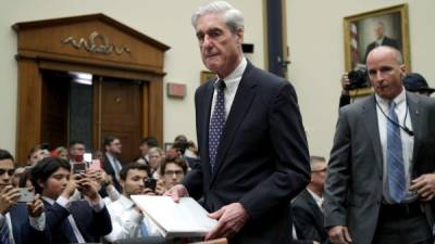El fiscal especial Robert Mueller testificó este miércoles ante el Congreso sobre su investigación de la trama rusa en las elecciones presidenciales de 2016./AFP.