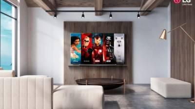 La calidad y el rendimiento de los televisores LG convierten su habitación en un cine.