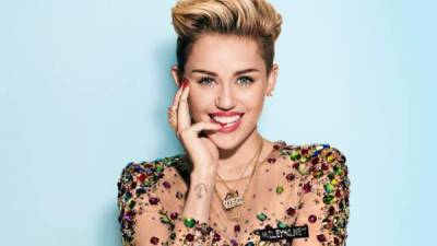 La cantante Miley Cyrus.