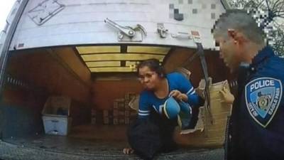 La hondureña fue descubierta en la ciudad fronteriza de Eagle Pass, Texas.