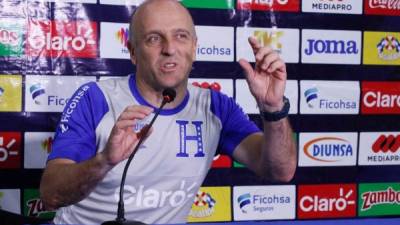 Fabián Coito pidió el apoyo de la afición hondureña para el choque ante los chilenos.