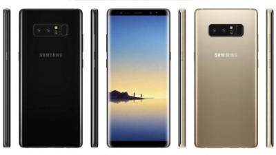 Samsung hará la presentación oficial del Note 8 dentro de un par de semanas.