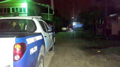 El triple crimen se produjo en la colonia Valle de Sula en San Pedro Sula.