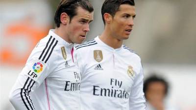 Gareth Bale junto a Cristiano Ronaldo.