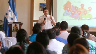 El Presidente anunció en Gracias que Marcala y Tomalá contarán con Universidad Nacional de Agricultura.