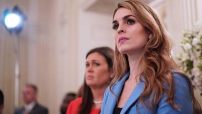 La directora de comunicaciones de la Casa Blanca, Hope Hicks.