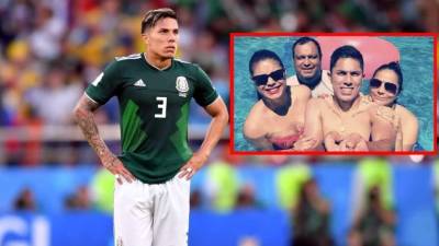 El seleccionado mexicano Carlos Salcedo se encuentra en medio de un tremendo escándalo familiar.