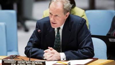 El secretario general adjunto de las Naciones Unidas para los Derechos Humanos, Andrew Gilmour.