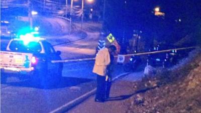 Imagen del lugar donde fue lanzado el cuerpo.