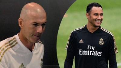 Zidane ha dicho que cuenta con el tico Keylor Navas en su plantilla del Real Madrid.