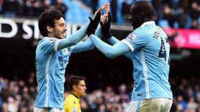 David Silva y Yaya Touré no jugarán contra el Real Madrid. Foto Agencia