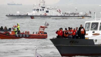 Continúa este jueves la búsqueda de sobrevivientes del ferry que naufragó en la costa surcoreana. AFP