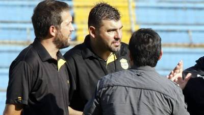 Martín 'Tato' García salió contento por la victoria sobre el Marathón. Foto Delmer Martínez