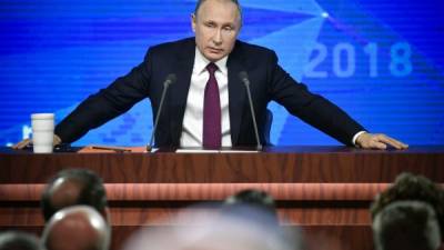 El presidente de Rusia, Vladimir Putin. Foto: AFP