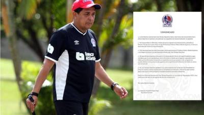 Nahún Espinoza criticó la Copa Presidente y el Olimpia no lo ha respaldado en sus declaraciones.