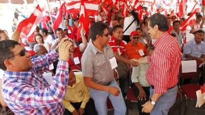 La asamblea departamental de Francisco Morazán fue conducida por el presidente del PL, Mauricio Villeda.