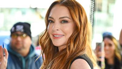 La actriz y cantante estadounidense, Lindsay Lohan.