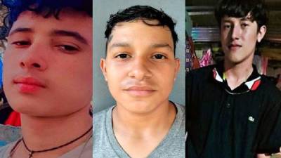 Cristopher Sánchez Villanueva, Nelson Mejía y Wilmer Raudales eran buenos amigos. Medicina Forense realizó el levantamiento de los cuerpos mientras familiares lamentaban lo ocurrido.