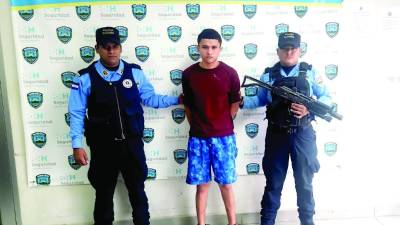 <b>Ederson Alexi Ortega fue capturado en Choloma.</b>
