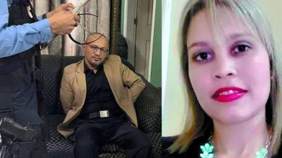 El exfiscal Isaí Evenot Campos y la fiscal del Ambiente Karen Almendares.