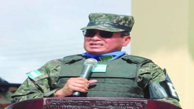Melvin Edgardo Flores Núñez, el nuevo comandante.