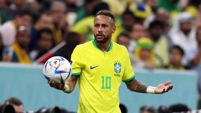 Neymar podría volver a jugar con Brasil en el duelo de octavos de final frente a Corea del Sur en el Mundial de Qatar 2022.