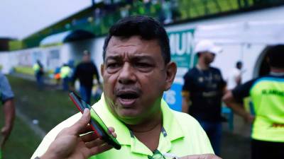 Samuel García, presidente del Olancho FC, habló tras el zafarrancho que provocó al final del partido contra el Marathón.