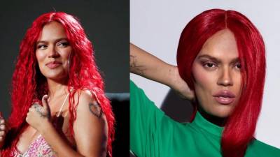 “Mi cara no se ve así, mi cuerpo no se ve así y yo me siento muy feliz y cómoda con cómo me veo natural”, escribió Karol G en su cuenta de Instagram.