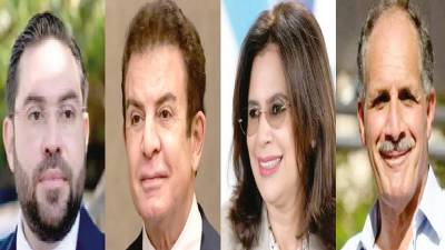 Cálix, Nasralla, Rixi Moncada y Asfura son los aspirantes más mediáticos hasta el momento.