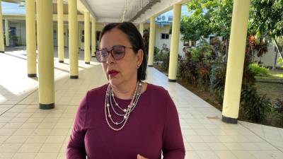 Silvya Bardales, directora del hospital Atlántida en La Ceiba.