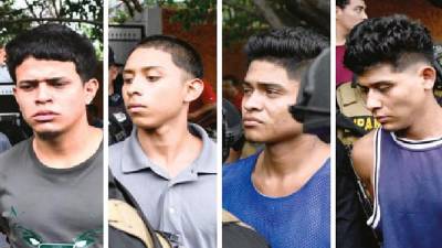 Los supuestos pandilleros fueron remitidos a la Fiscalía de turno para que se les siga el debido proceso.