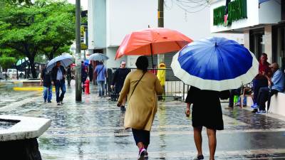 <b>Para estos días pronostican lluvias durante todas las mañanas. Foto Emilio paz.</b>