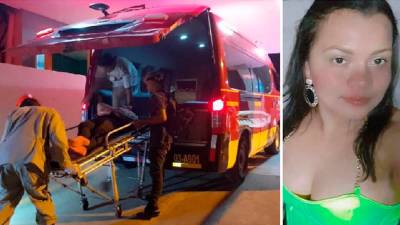 <b>La joven Evelin Antonia Ramírez fue ingresada a un centro asistencial, su amiga Dianny Fuentes, foto inserta, falleció. </b>