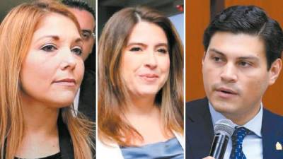 <b>Los consejeros Ana Paola Hall, Cossette López y Marlon Ochoa asumieron sus funciones en el CNE ayer.</b>