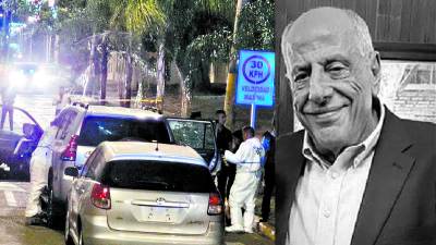 <b>Equipos de la DPI levantaron evidencias en la camioneta en que iba el empresario Isa Bishara Massead Barjum.</b>