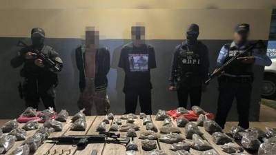 Los hermanos capturados por la Policía en Dulce Nombre de Culmí fueron remitidos a la Fiscalía con las pruebas decomisadas.