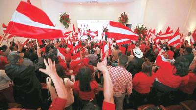 Conferencia del Partido Liberal. Imagen de archivo.