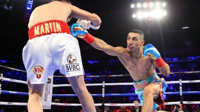 Teófimo López derrotó a Sandor Martín en el Madison Square Garden de Nueva York.