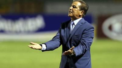 Jorge Luis Pinto recriminó el accionar de la Selección de Honduras. Foto Ronald Aceituno