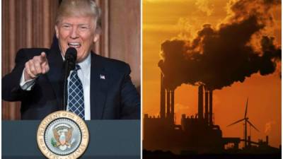 El mandatario estadounidense declaró durante su campaña que cree que el cambio climático 'es una farsa'.