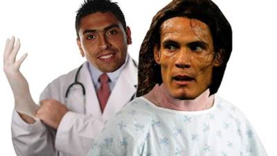 Gonzalo Jara provocó a Cavani de una forma sucia.