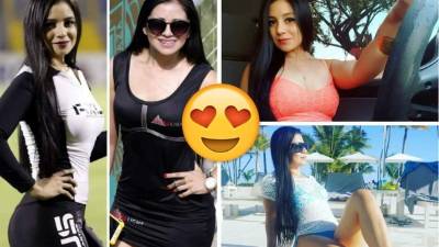 Te presentamos a la hermosa modelo Damaris Padilla, quien es una 'diosa' de las edecanes que enamora en los estadios del fútbol hondureño.