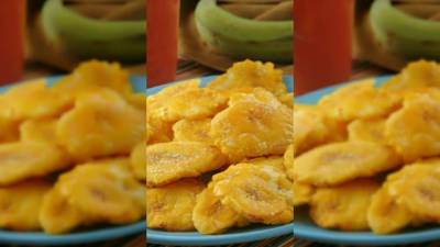Los tostones deden quedar crujientes.