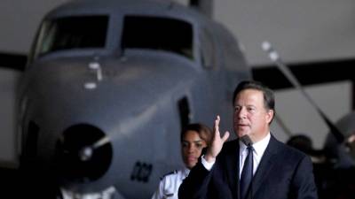 El presidente panameño, Juan Carlos Varela, en una presentación el pasado mes de enero. EFE/Archivo